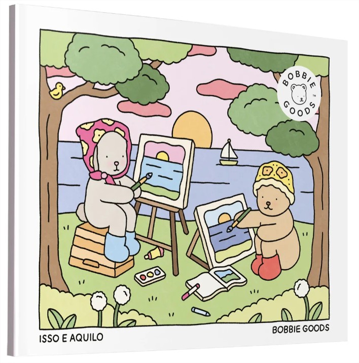 Capa de Bobbie Goods coleção Isso e Aquilo - Livro de Colorir