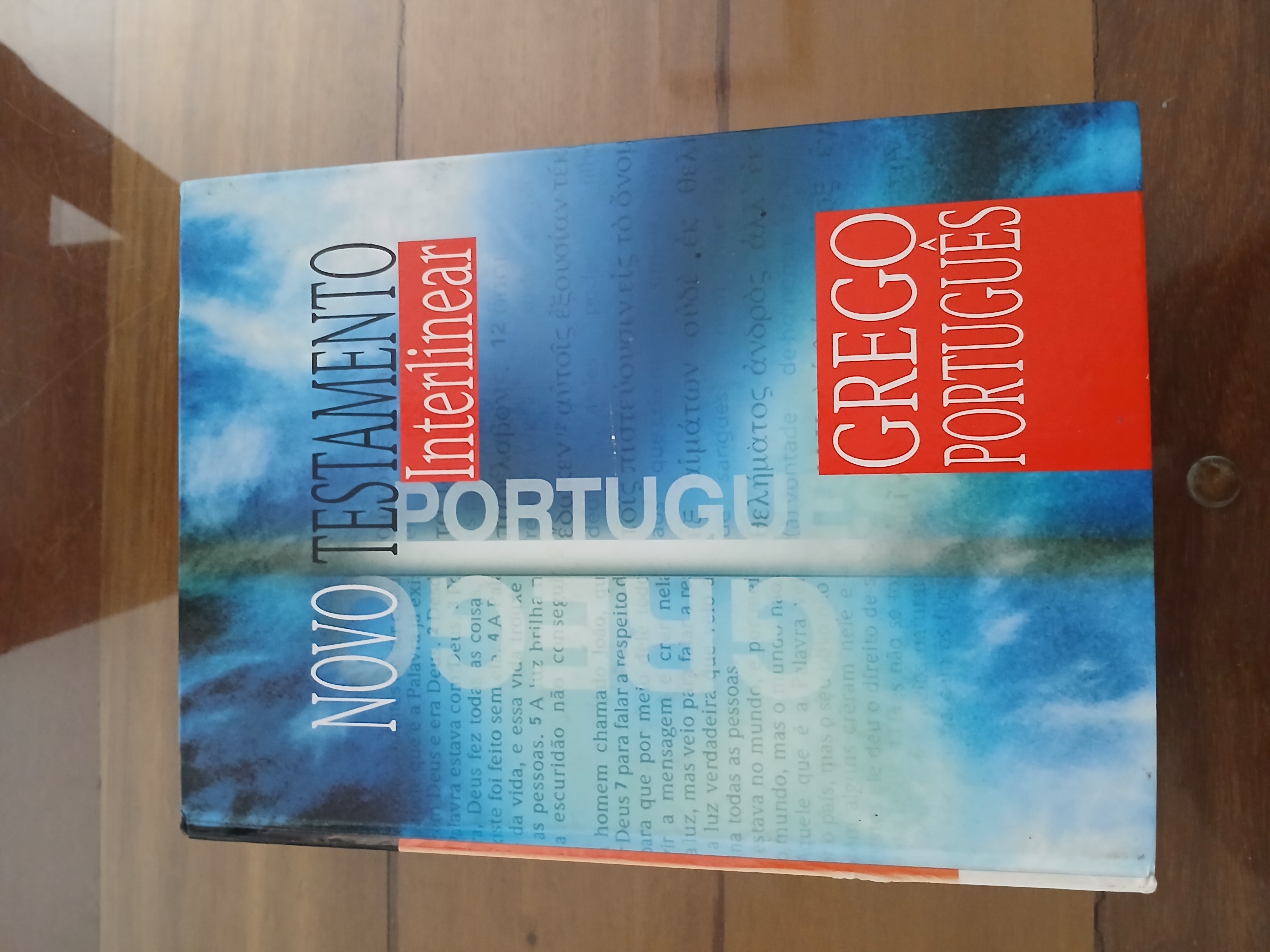 Capa de Novo Testamento Interlinear Grego-Português - Sociedade Bíblica do Brasil, capa dura