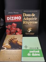 Combo exclusivo com 4 livros sobre dízimos e riquezas - João Rosa, Joaquim Cantagalli, Jerônimo Onofre e outros - Paulus, SOCEP