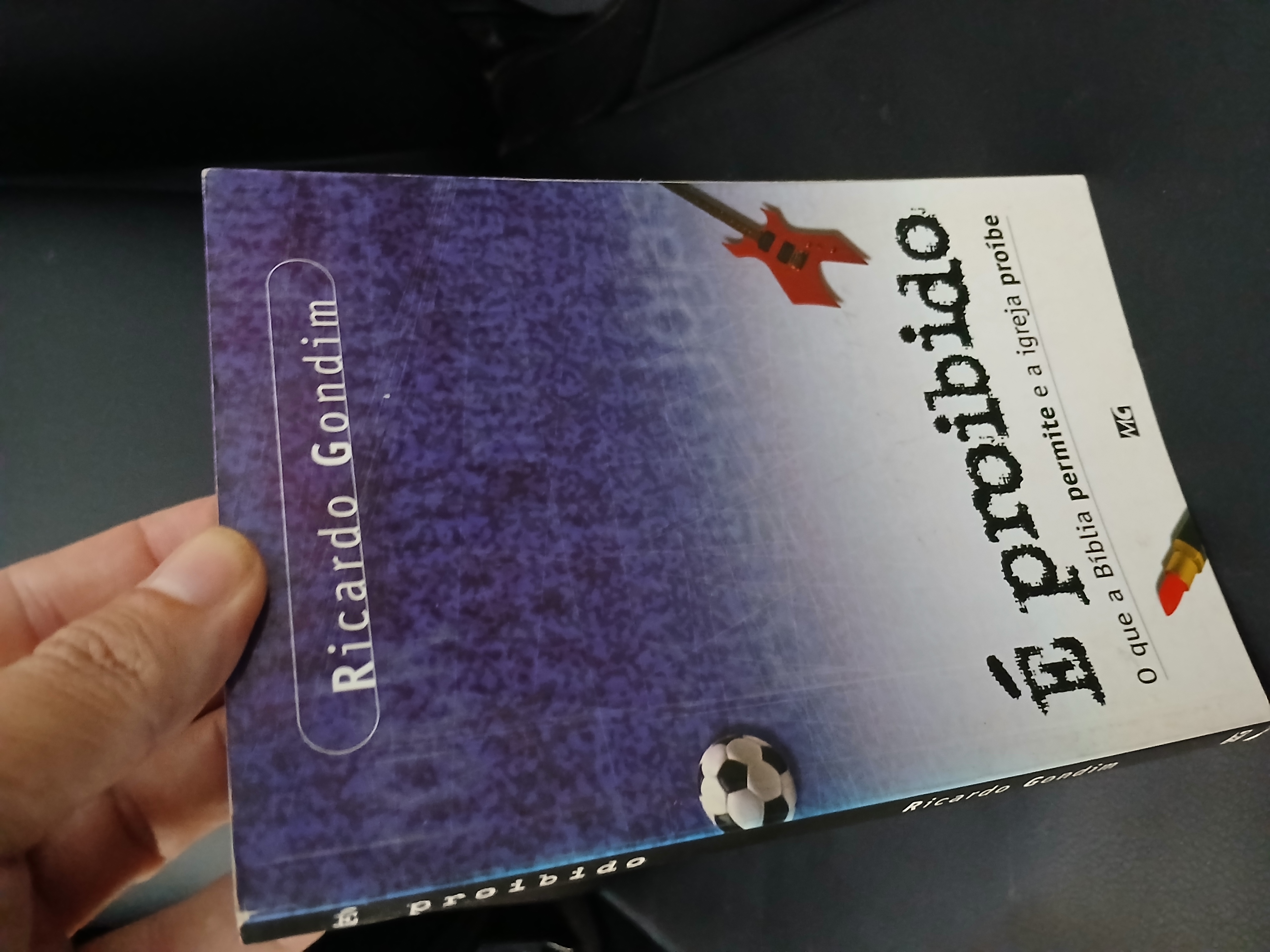 Capa de É proibido – Ricardo Gondim - Mundo Cristão - Excelente estado