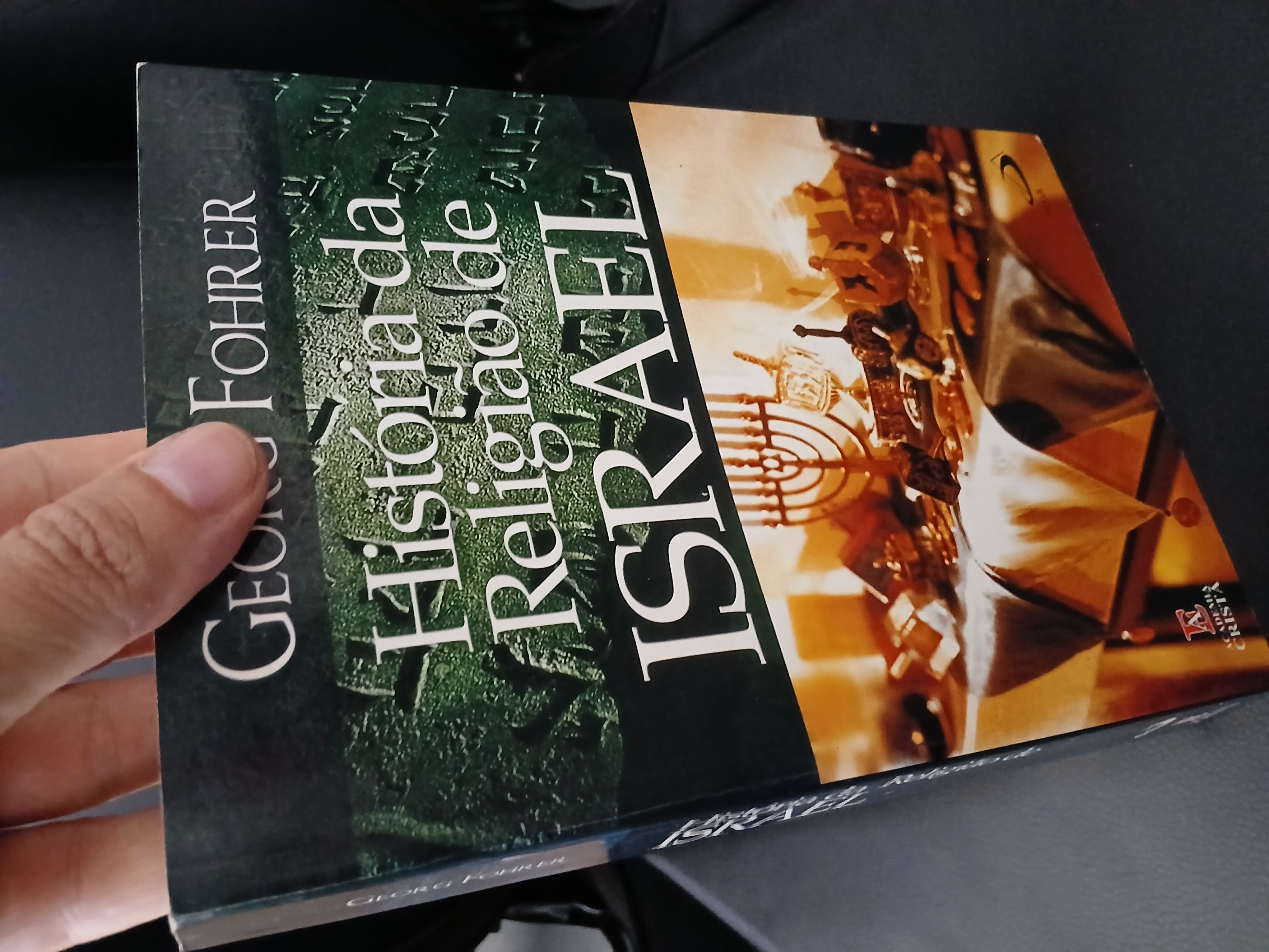 Capa de História da Religião de Israel - Georg Fohrer - Academia Cristã - Antigo Testamento Teologia Bíblica - em ótimo estado