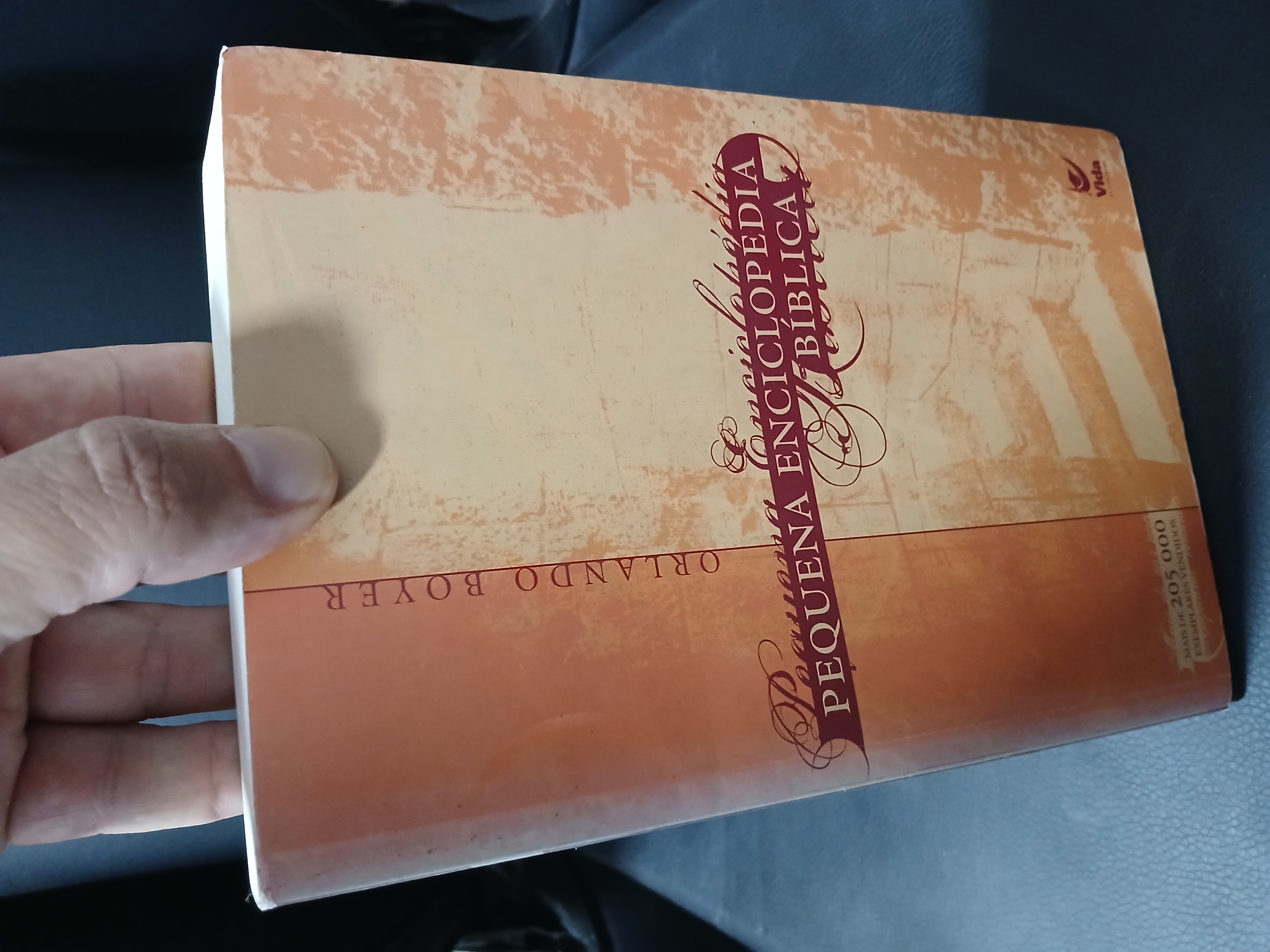 Capa de Pequena Enciclopédia Bíblica Orlando Boyer Dicionário Bíblia Completo Estudo Teológico - Ed. Vida Nova - Em ótimo estado 