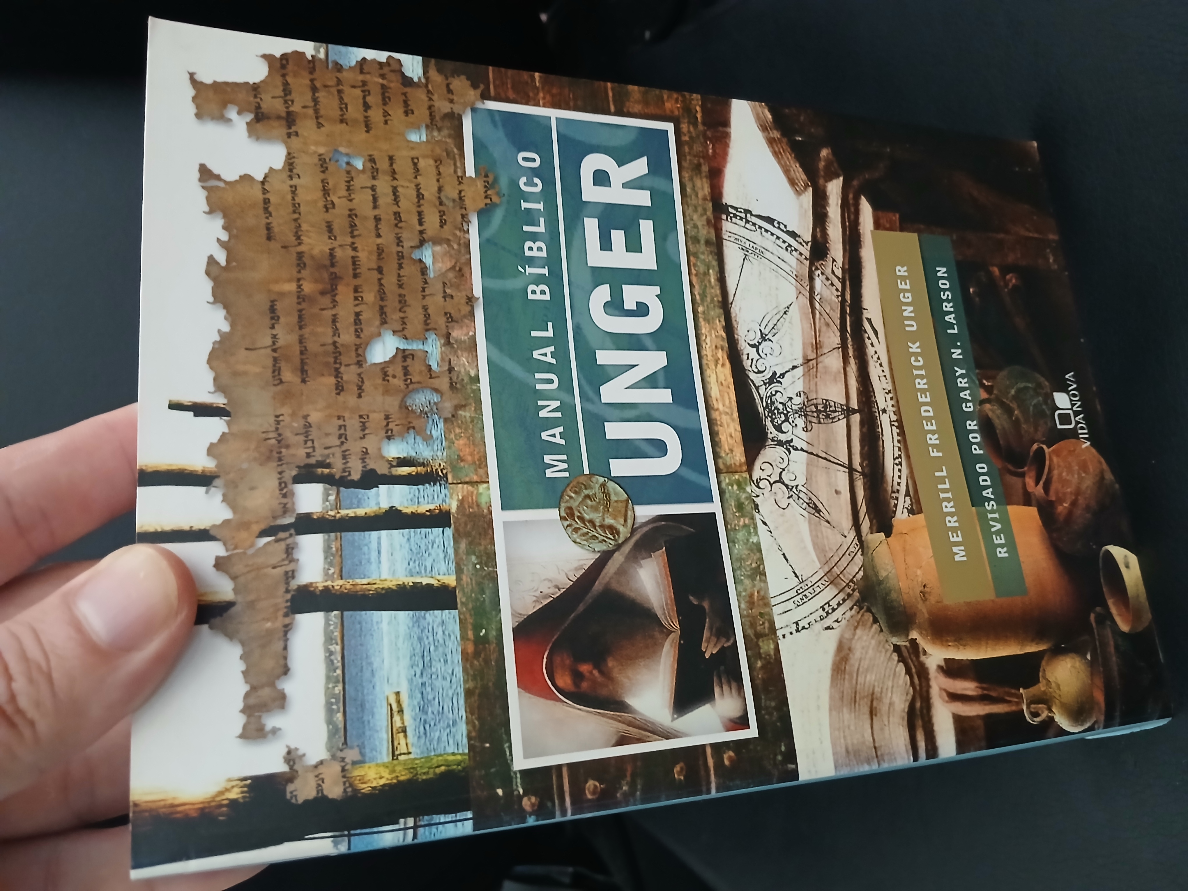 Capa de Manual Bíblico Unger, Merrill Frederick Unger, Vida Nova | Em ótimo estado
