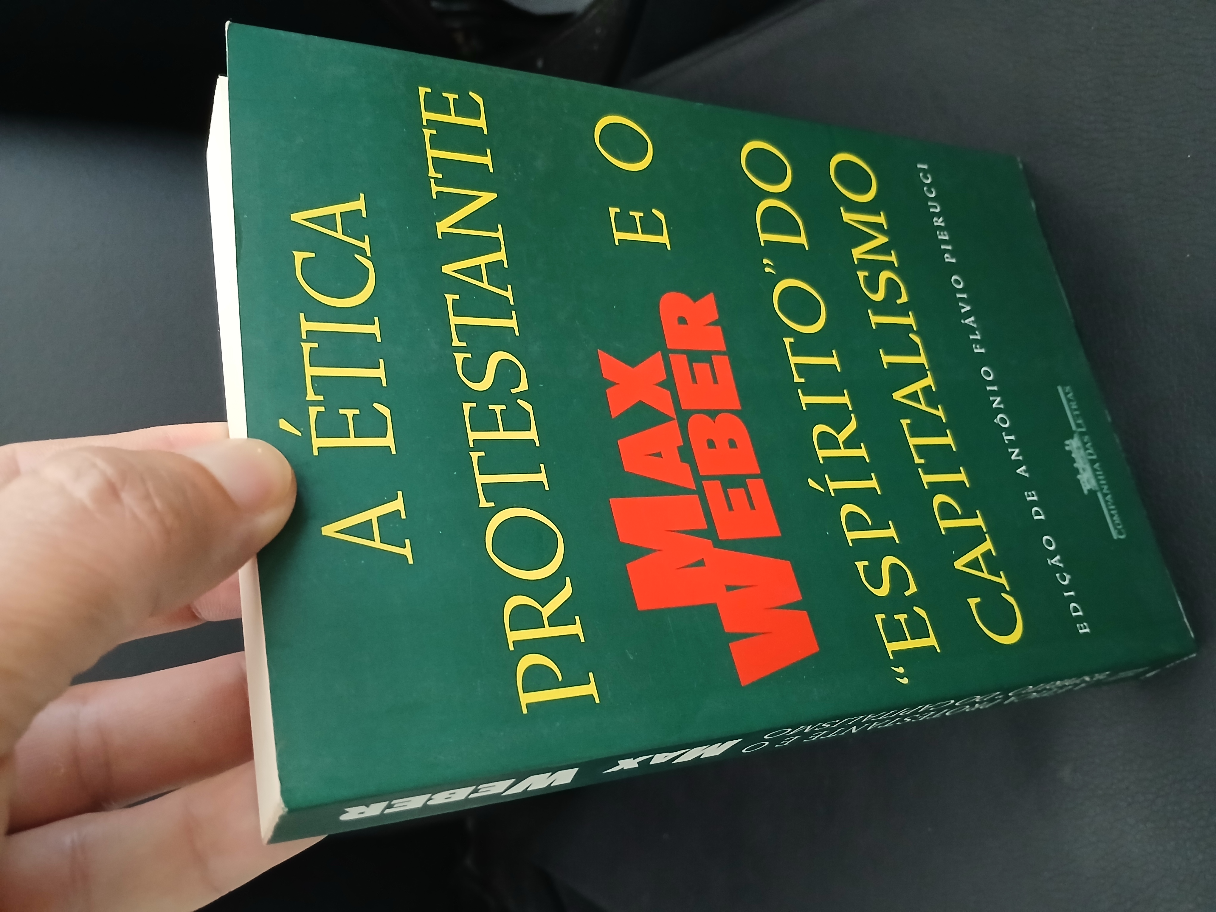 Capa de A Ética Protestante e o Espírito do Capitalismo, Max Weber, Max Weber | em excelente estado