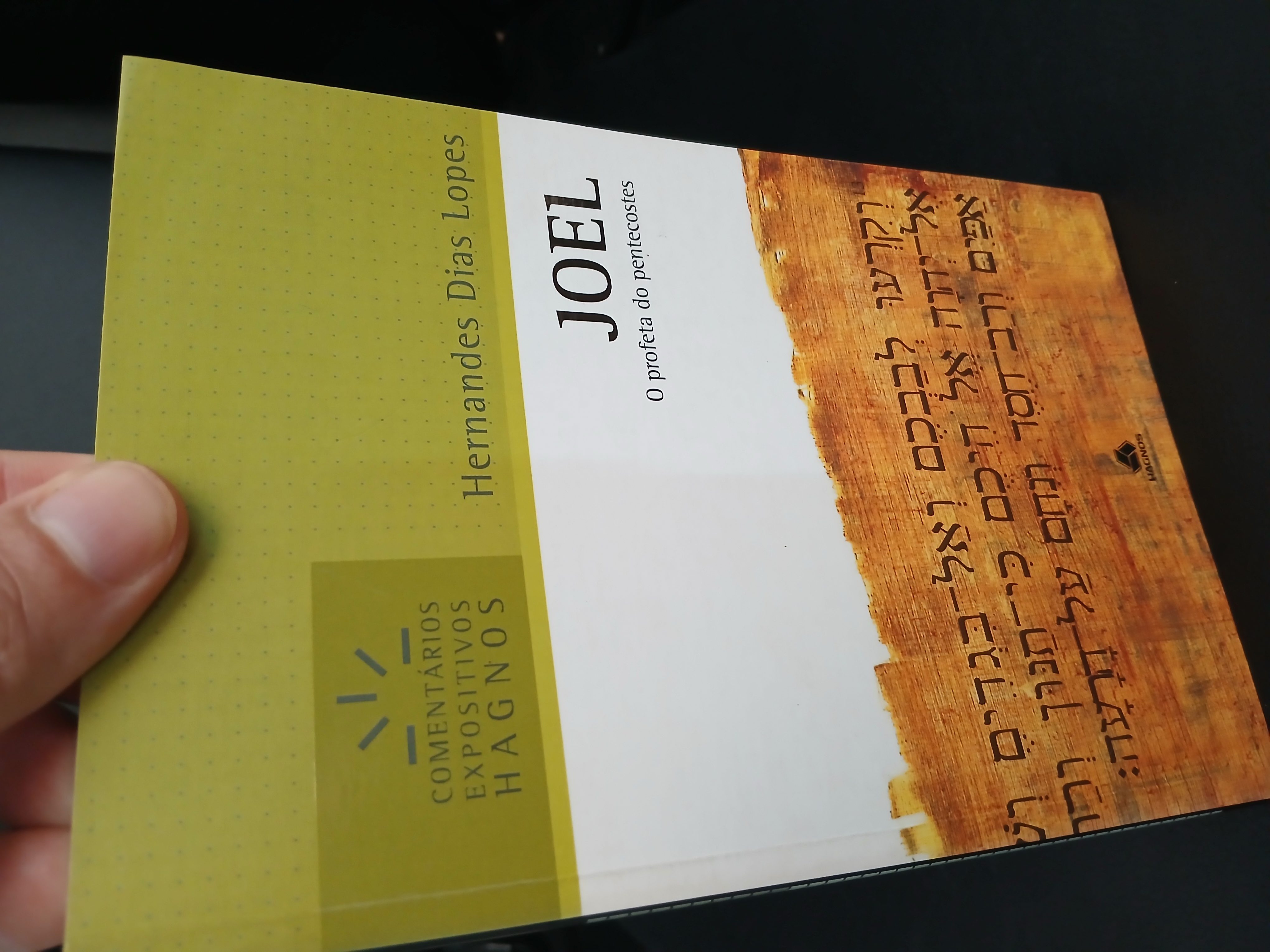 Capa de Joel: O profeta do pentecostes, Hernandes Dias Lopes, Hagnos - em excelente estado