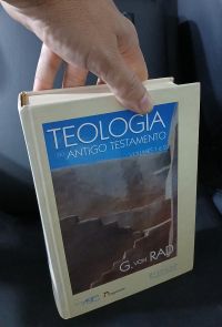 Capa de Teologia do Antigo Testamento 2 ed. (Volumes 1 e 2) de Gerhard von Rad - Aste & Targumim - capa dura, em ótimo estado