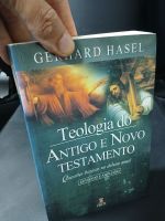 Capa de Teologia Antigo e Novo Testamento Gerhard Hasel Livro Teologia Bíblica Completa - Academia Cristã - em ótimo estado